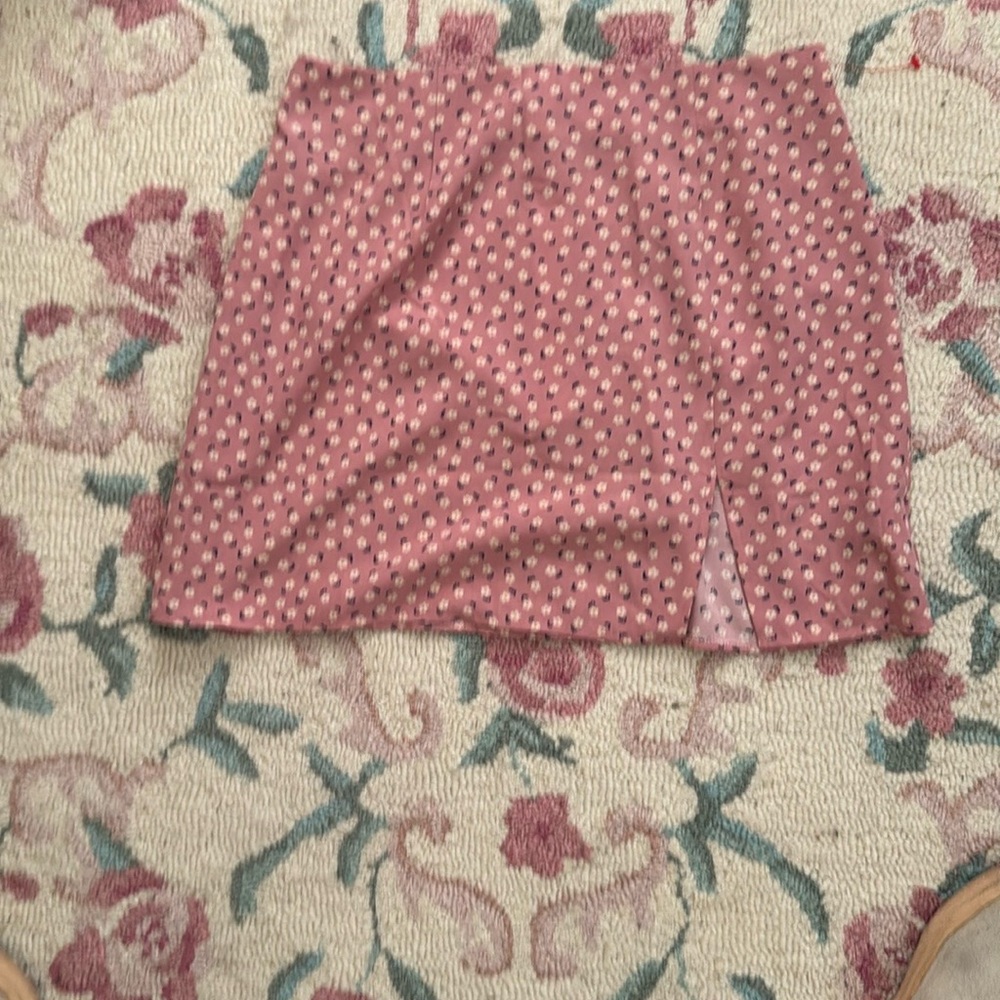 Floral Pink Skirt
